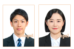 就職活動写真